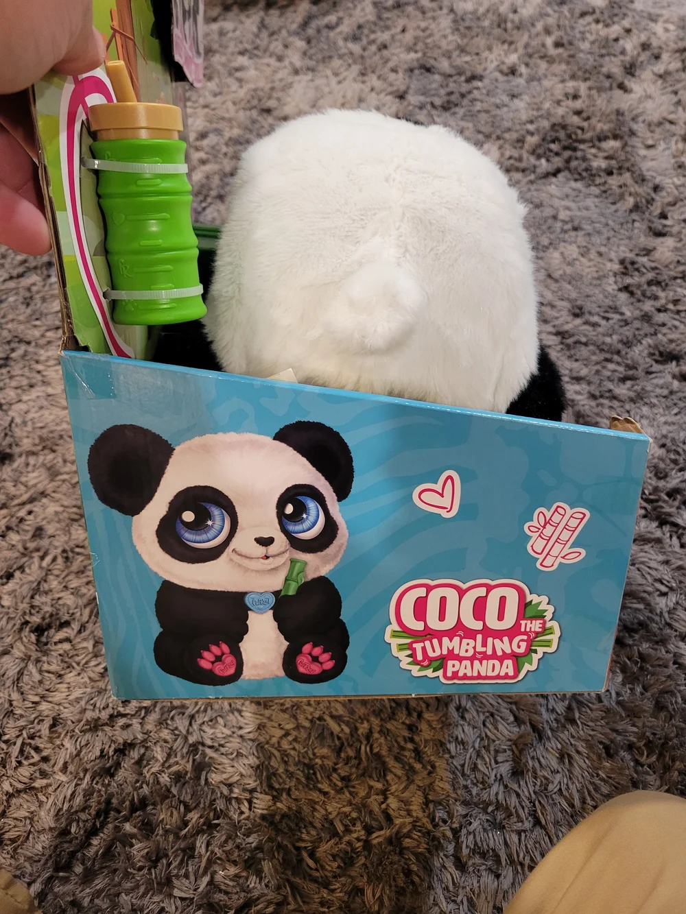 Hasbro FurReal Coco Tumbling Panda Plush - Black & White